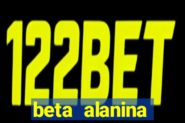 beta alanina aumenta a pressao